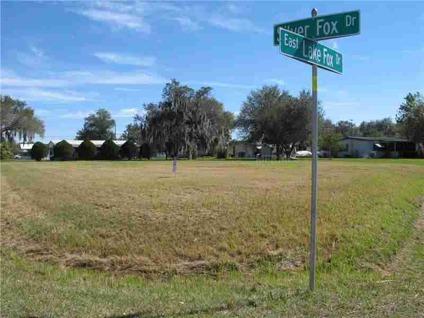 $23,000
Winter Haven, Great 1/2 acre lot with Lake Fox views.