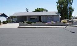 Great starter home with RV Gate, no HOA. Corner lot with large shade tree in backyard. Tile in kitchen, comes with appliances. Bonus room, plus large utility room, plus arizona room, plus inside store room. Home is larger than tax records show. Easy to