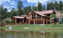 Elegant Mountain Lodge ~ (3) Guest Homes ~ Stocked Fishing Pond ~ 6,000+ SF Deck w/ Fishing Platform ~ Total (10) Bedrooms & Baths - Accommodates (30) People ~ Handcrafted Woodwork & Crown Moldings ~ Granite & Marble ~ Built-in Cabinetry ~ Fireplaces ~