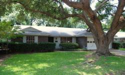Handyman Special. Needs to be updated. Terrific den with wood flooring, plantation shutters, fireplace and crown molding. Fabulous backyard. Towering Live Oak Trees. Updated Electrical Panel Box. Sprinkler system. Large master bedroom with over-sized