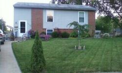 Bi-level with 3 bed rooms and 1and a half baths all updated in side. New full bath up and new kitchen,paint,and carpet. Has laundry room and family room that has walk out to patio. Family room is big 16/30. Has nice land scapping out in front yard. Yard