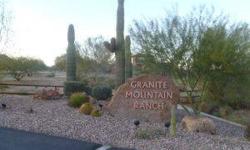This is just over 5 Acres. Amazing HUGE custom home lot in pristine Scottsdale subdivision Granite Mountain Ranch. The beautiful custom homes in this gated upperclass community soar in the million dollar price range. This lot is one of the biggest in the