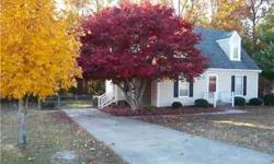 View gorgeous fall foliage every year right outside the front door of your Cape Cod home. Hard to find downstairs master bedroom with walk-in closet. Deck in fenced back yard to sit and watch for deer on your 1.56 acres of privacy. Tile backsplash in