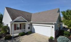 Easy living condo! Great room w/cathedral ceilings & 2 sided gas fireplace, den, kitchen has 2 brkfst bar & is open to big dining room. Master BR has walk-in closet plus a dbl closet, step-in shower, large 2nd BR, screened back porch. New flooring, fresh