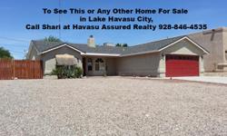 This MOVE In READY 3 Bedroom/2 Bath, 1358 Sq Ft Lake Havasu HUD Home was built in 1990 and has Natural Lighting, a Vaulted Ceiling, Ceiling Fans, a Fireplace, as well as tile flooring throughout the home. You can enjoy a large covered patio in the fully