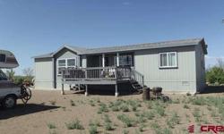 Very good condition, 3 bedroom, 2 bath manufactured home on 40 acres. Views of Mount Blanca and the Sangre de Cristo mountains. Trees started on site with drip system. Nice front deck to enjoy the views!
Listing originally posted at http