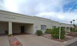 Move in Ready! Only one owner, meticulously maintained property! Great open floor plan in a desirable Scottsdale location. Covered patio, backs to the community pool and common area. Great neutral colors, fresh paint, plantation shutters. Just updated;