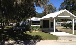 Contact Deborah 727-237-7792This is a dog friendly, motorcycle friendly, RV Resort, not a mobile home park. No association fees, no hoa dues, just your monthly rent, that covers all your amenities, activites, plus water, sewer and garbage.Full Time