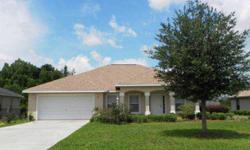 Move-in now! 3BR+/2BA/2GA home, built in 2006, 2,023 sfla, covered front entry, tiled foyer, den/office w/dbl doors, formal DR, open kitchen w/white applncs/cabinets & eat-at bar, bug family room w/sliders to backyard, master suite w/WICL & BA w/soak tub,