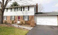 Beautiful four bedroom colonial*** Hardwood floors***Eat-in kitchen with bay window overlooking fabulous,private, heavily treed rear yard & patios*** FormalDining Rm***Fireplaced Family Room***TWO 1/2 baths***Part.finished lower level***A MUST SEE!!!