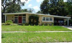 Nice updated Mid-Century Ranch in original Carrollwood. 3 bedrooms, 2 baths plus an office. Features include