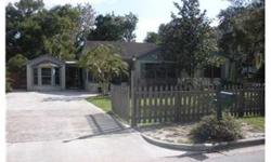 "Short Sale". Bank approached seller with short sale incentives-one loan only! Lovely home on a quaint street close to Historic District and Downtown Lakefront. Wonderful corner lot, with picket fence, oak trees, pond and landscape lighting. Backyard