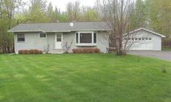 Only 1/2 mile to Hermantown Schools! 3 bedroom, 2 bath rambler on almost an acre. Spacious dining room leads to 3 level deck with hot tub and private back yard. 2 car garage. City water and sewer. Family room in basement, area for a ping pong table and