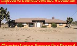 Impressive Country Living!!! Not REO or Short Sale. Phelan/Victorville Area. If you are Picky, this is a Must See! Move In Ready and Commuter Friendly Near Hwy 395/I15. Check out this Beautiful 2662sf 3 bedroom 2.5 bath with a Bonus Room for a 4th