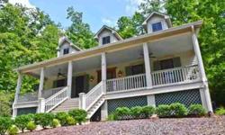 Custom mountain cape in scenic/historic montreat with views.