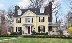 Grand and gracious, this distinctive center hall Federal Colonial is one of Glen Ridge's unspoken landmarks. Designed by Lionel Moses of famed New York City architechtural firm McKim, Mead & White, this special home is the perfect blend of