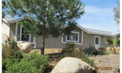 Amazing location on hilltop in Temecula Wine country. Nice Manufactured home with huge lot and building pads. This home features new paint and flooring and 3 full bedrooms with 2 baths.
Listing originally posted at http