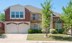 Beautiful two story home a hop and skip away from Rockwall Lake. Exclusive gated community on the lakeside with excellent common features