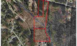 One of 3 tracts comprising over 21 acres between Mill Glen Circle in Ethans Glen and Hwy 98. Beautiful wooded acreage ready for elegant estate homes. Soil studies and site planning documents are available. Great area. Established successful neighborhood