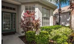 Who doesn't love a home with lots of NATURAL LIGHT? Windows, Windows, Windows...beautiful OPEN, LIGHT and BRIGHT home in GATED COMMUNITY of bedroom community in the Westchase area of Greater Tampa Bay. Fabulous sidewalks around the neighborhood lead anyw