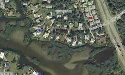 Rarely available lot on salt water canal access to Intercoastal Waterway.