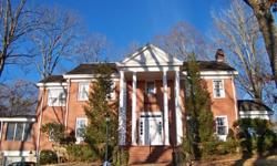 ENJOY THE SPLENDOR OF THIS EXQUISITE restored Brick Georgian Revival style 4 bedroom, 2 with en-suite, 3 full baths 2 half baths home sits on this beautiful secluded approx. 5+/acre estate. Admire the lovely red oak flooring, beautiful detailed ceilings,