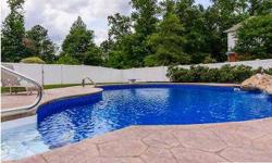 VACATION AT HOME THIS YEAR WITH THIS BEAUTIFUL 4 BEDROOM 3 BATH HOME THAT BOASTS A GORGEOUS 18X40 SALT WATER POOL AND PATIO.SUN ROOM WITH TILE FLOORS LOOKS OUT ONTO THE POOL AND PATIO WITH GRILLING AREA.ENTER THROUGH THE FRONT DOOR INTO A FOYER THAT OPENS