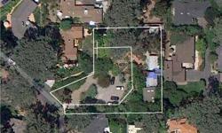 Rare opportunity in Olde Del Mar to build your dream home. Sequestered amid trees and only a 5 block walk to the beach is this flat and useable . 57 acre parcel. The offering includes older cottages tucked into to the back of the property, presently