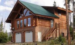 Classic full log home on almost an acre, adjacent to an 1100 acre ranch.Listing originally posted at http