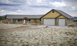 A Beautiful 3 bedroom 2 bath open floor plan 1875 sq. ft. home with panoramic views of the mountains. Sitting on a stunning 3.64 acres!! Horses ok, Access to unending miles of forestry land to the North of the property. http