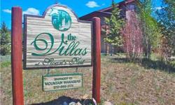 Villas @ Swans Nest offers the best value in Breckenridge area with over-sized attached finished heated garage (+ extra surface parking), nice deck, fireplace, top floor w/vaulted ceiling, the preferred west side (2-story bldgs), PRIVATE/QUIET (few