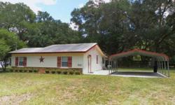 MOVE-IN NOW! Renovated cottage close to town has metal roof, 936 sfla, lrg LR w/clg fan, eat-in kit w/white glass-front cabinets, all applncs, task desk, pantry, dining area, laundry niche w/washer & dryer, & half-BA, master BR w/dbl closet & pocket dr to