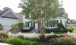 The Cape Charles, with beautifully landscaped grounds on a corner lot, is a standout in The Signature Village at Bay Creek Resort. Custom features include 10' ceilings, deep crown molding, loads of wood trim, hardwood floors, surround sound, wet bar,