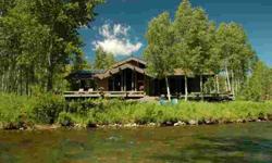Irreplaceable riverfront property North of Ketchum. Between main house and detatched guest apartments,this property has over 7,000sqft of living space on the river that can no longer be duplicated with current setbacks. Good bones and location makes this