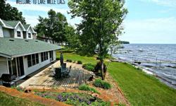 Welcome to this incredible home on Lake Mille Lacs! Over 125' of shoreline to enjoy the best that Lake Mille Lacs has to offer. Sweeping views, gorgeous sunsets and the calm and serenity of this lake retreat beckons. The main house features a rustic