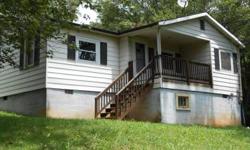 Home is being sold as is. Just outside city limits, has city water but only pays county taxes. Has old barn and utility shed, both need some TLC. Sits on .53 acres! Also has hardwood floors! Perfect deal for a new rehab project! Email for more details or