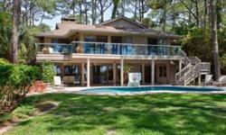 Classic Oceanfront Sea Pines Plantation Home on huge oceanfront lot. 5 bedroom, 5 bathroom plus 2 half baths, 2 large living areas, heated pool, and extra large deep lot. This is such a great price and opportunity to own a fabulous oceanfront home in Sea