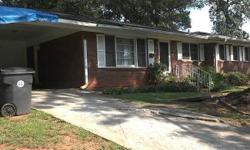Cheap Brick Ranch in East Point Area 3 bed 2 bath Carport1/2 acre lot Owner OccupiedBuilt in 19582568 sqft ARV