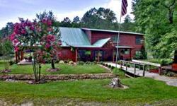 This beautiful 4/4.5 log home sits on over 4 acres with pond. Has all the features needed for family or bed & breakfast. Three gas log fireplace & jacuzzi tubs in each bedroom suite.Listing originally posted at http