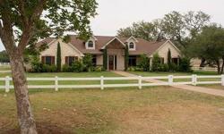 Awesome country estate on over 6 acres. Custom quality thru-out. Gorgeous inground pool and massive covered patio area for entertaining. Large Barnmaster horse barn (50x50) recently built with private stalls. Backs to a dry creek area. Serene and private,