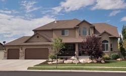 Beautiful large floor plan located in the Ivory Bellevue Community in Draper within the new Draper High School boundary. 6 bedrooms, 5 baths, and 100% finished basement. Grand master suite with fireplace. The kitchen is an entertainers dream