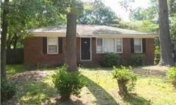Nice 3 bedroom brick ranch home. Berber carpet throughout with ceramic tile floors in bathroom and kitchen. Master bedroom has french doors leading to spacious back yard. Great opportunity for a handy person to make a great deal on a home!
Listing