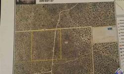 Possibly land locked, buyer to verify. Parcel near hyundai test track, north of hwy 58.