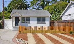 Nestled at the end of a quiet cul de sac in the Community Center of Palo Alto is this absolutely charming 1926 bungalow. This home offers 660 square feet of living space and sits on one of two of the largest parcels (6534 sq ft) on cul de sac. Recently