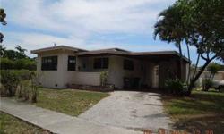 3 bedroom, 2 bath CBS house plus a carport. 1405 sq. ft Newer windows. Baths and kitchen in good shape. Asking $86,000. All offers must be cash or hard money only. To make an offer on this property right now please call 561-948-2127. If you have any