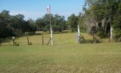 10 acreas in Ocala National Forest in Hog Valley Fl.Will devide.Pavead road frontage,nice oak trees,3 blocks toriver.A good plalce to fish and hunt or just retire.ZonedAg.$36.00 for taxes.$8,000 per acrea.Will hold somemortage.