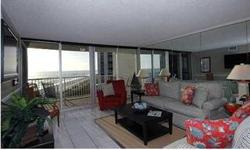 GULF FRONT - 1430 SQ FT - UNIT UPGRADED - GATED COMMUNITY - Spacious fourth floor unit has awesome views of the beach and Gulf of Mexico from oversized balcony, master bedroom and guest bedroom. Unit is in move-in condition with the newly remodeled open