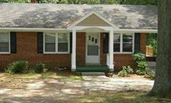 Cute brick home convenient to Wake Med and 440 beltline. New deck overlooking large lot with beautiful trees. Huge eat in kitchen, roof 6yrs old. Incl refrig, stove and has washer/dryer connections. 2005 Gas Pack 2 1/2. tons. Great location, a nice