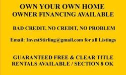 If you have 5k I can get you a home.. Contact me for my current property lists...