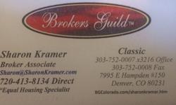 Looking to Sell your House? Looking to Buy a new place to call Home? Call me today. The real estate market has been climbing. If you want to know about your house and want a FREE market analysis call me. Sharon KramerBrokers Guild Classic720 413 8134